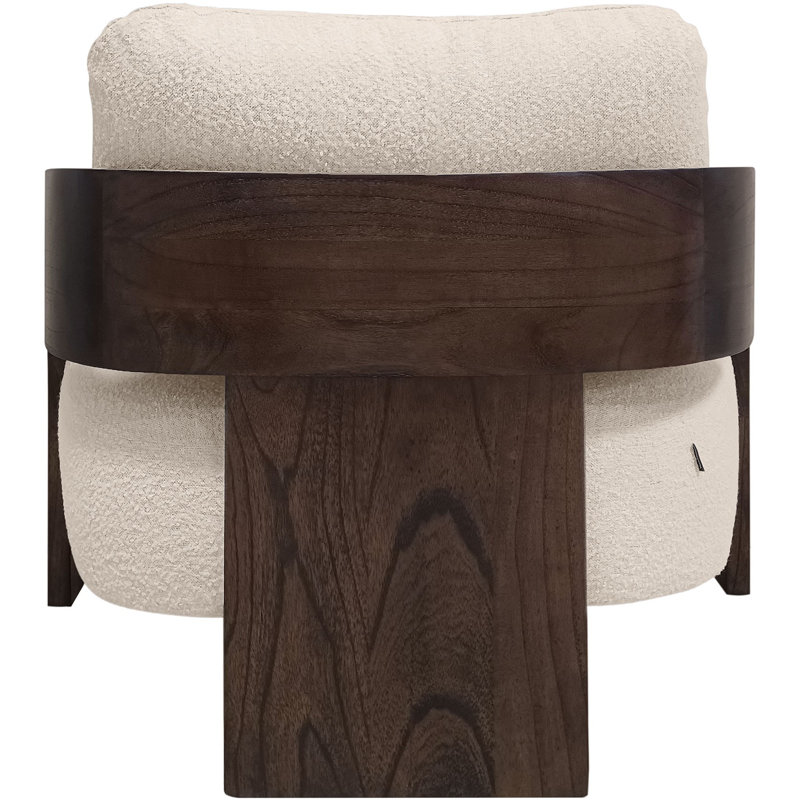 Maravi Lounge Chair, Sesam Polyester Blend