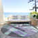 Machine Washable Indoor/Outdoor Claudian ACN1612 Purple Rug