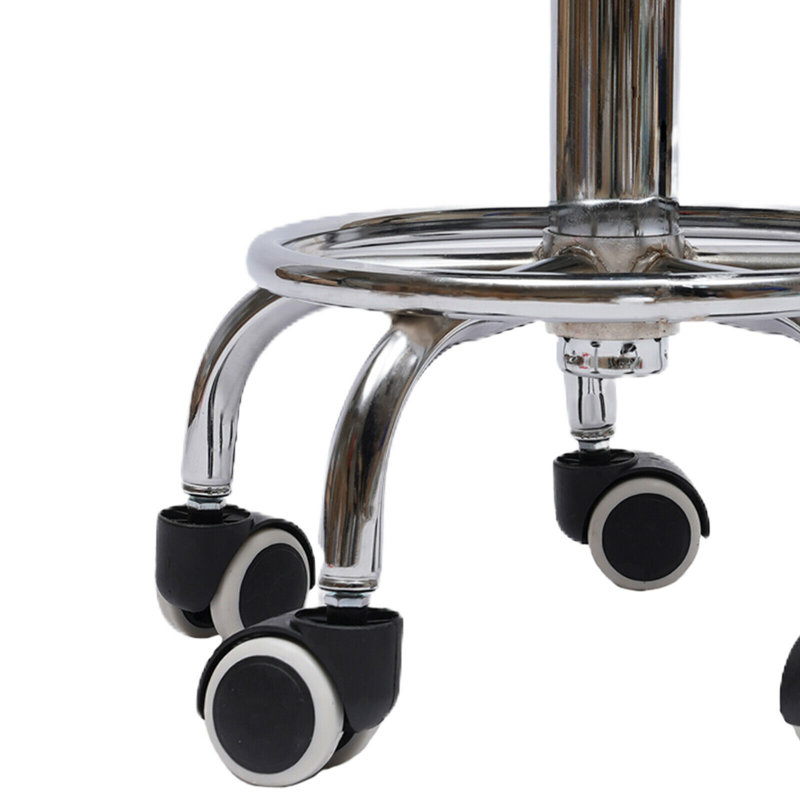 Swivel Adjustable Height Counter Stool with Metal Frame