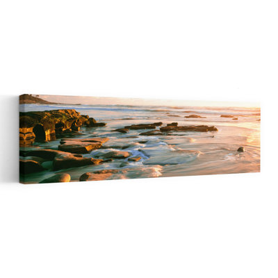 Rock Formations At Windansea Beach, La Jolla, San Diego, California, Usa Contemporary Wall Art