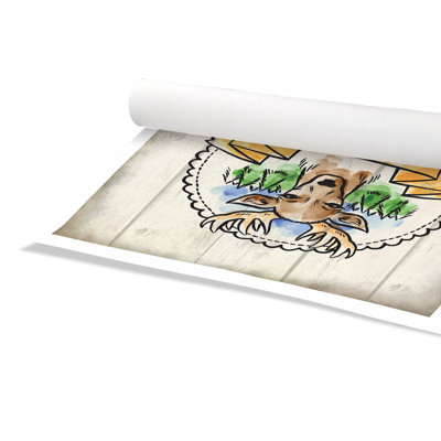 «Adventure Is out There», impression sur papier 1 po