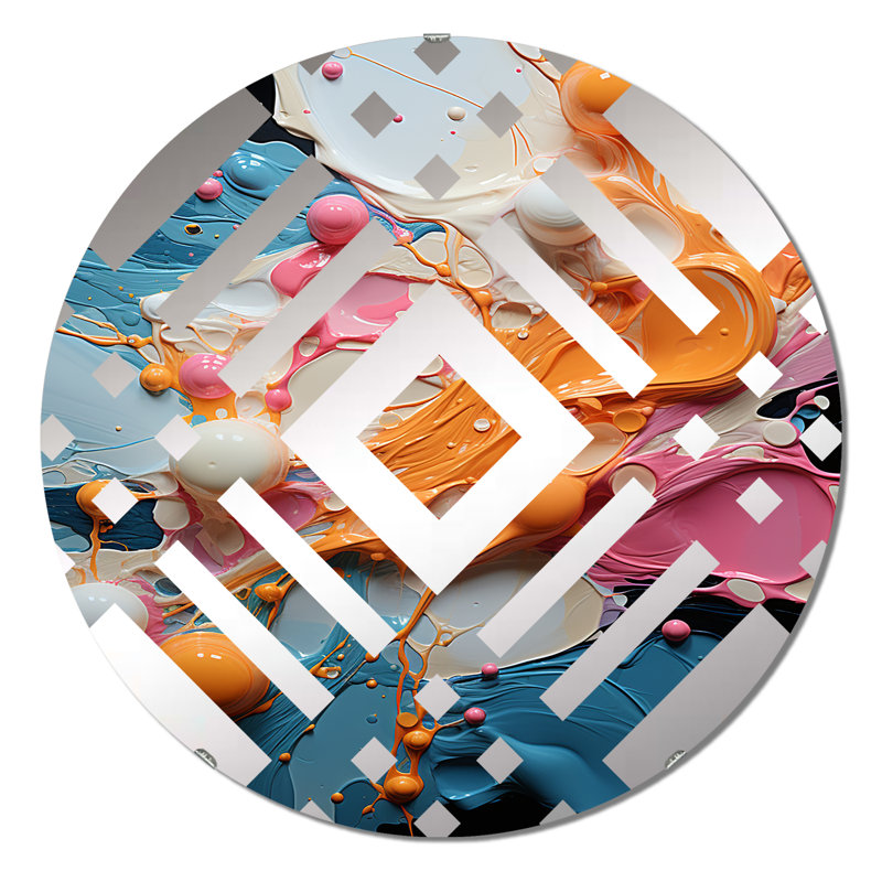 Emmori - Miroir décoratif diamant, 23,6 po x 23,6 po