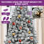 Arbre de Noël artificiel enneigé 9 pi avec éclairage réglable 9 pi-576460910