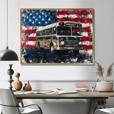 «Labibah - USA Patriotist», art mural encadré