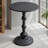 21" Round Metal Vintage End Table-1428894073