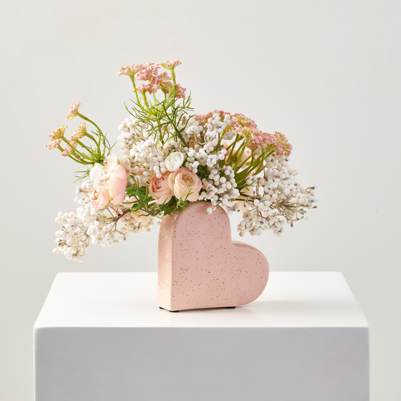 Polyether Polyurethane (PU) Baby's Breath Arrangement in Vase