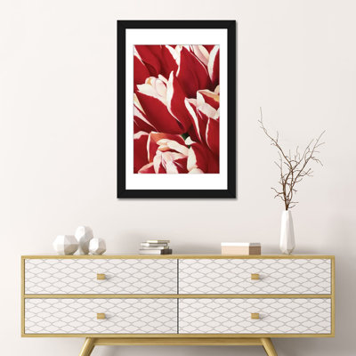«Red & White II», impression sur toile