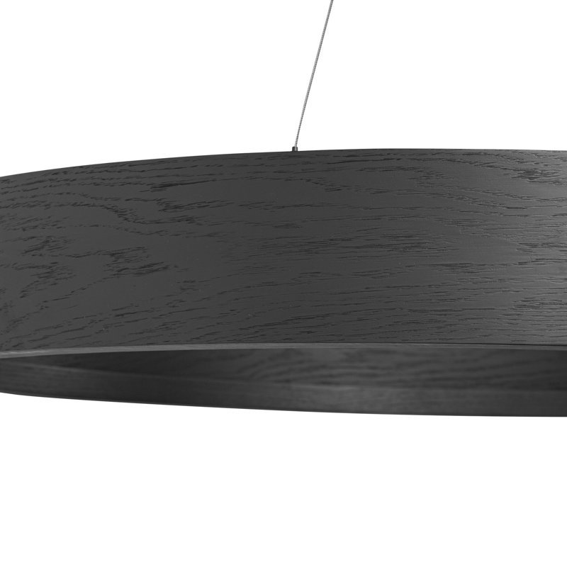 Baum 1 - Light Chandelier, 25" H x 48.5" W x 48.5" D, Black Oak