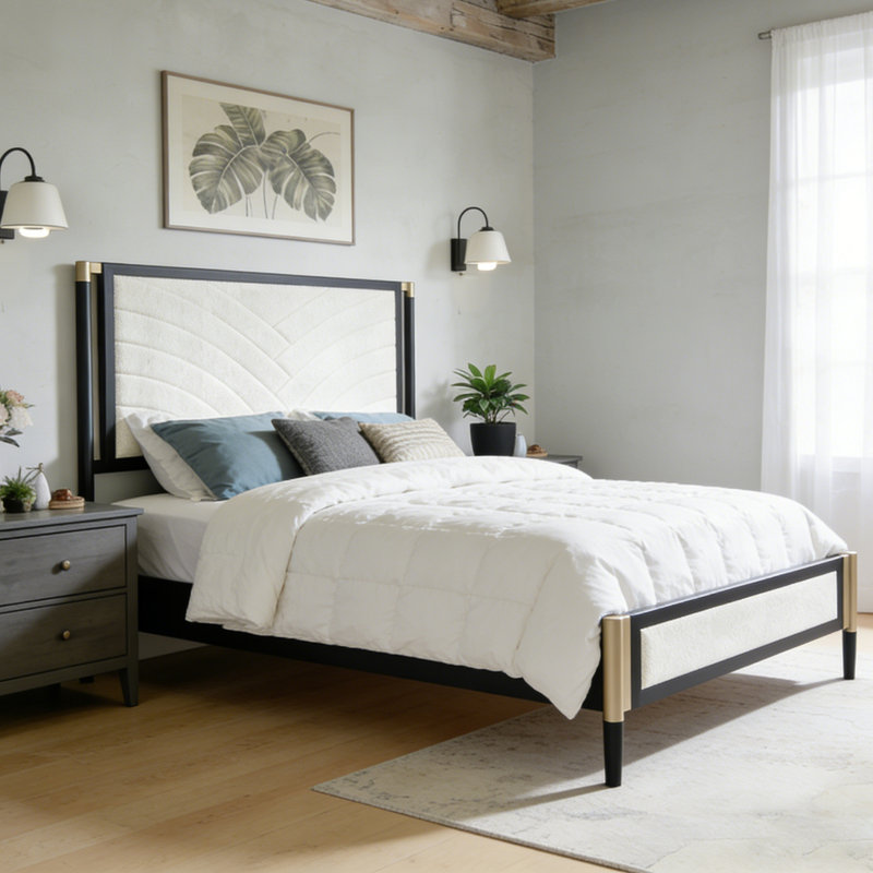 Lucero Upholstered Platform Bed, Full