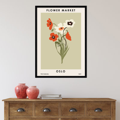 «Flower Market Oslo» par Nktn - impression encadrée