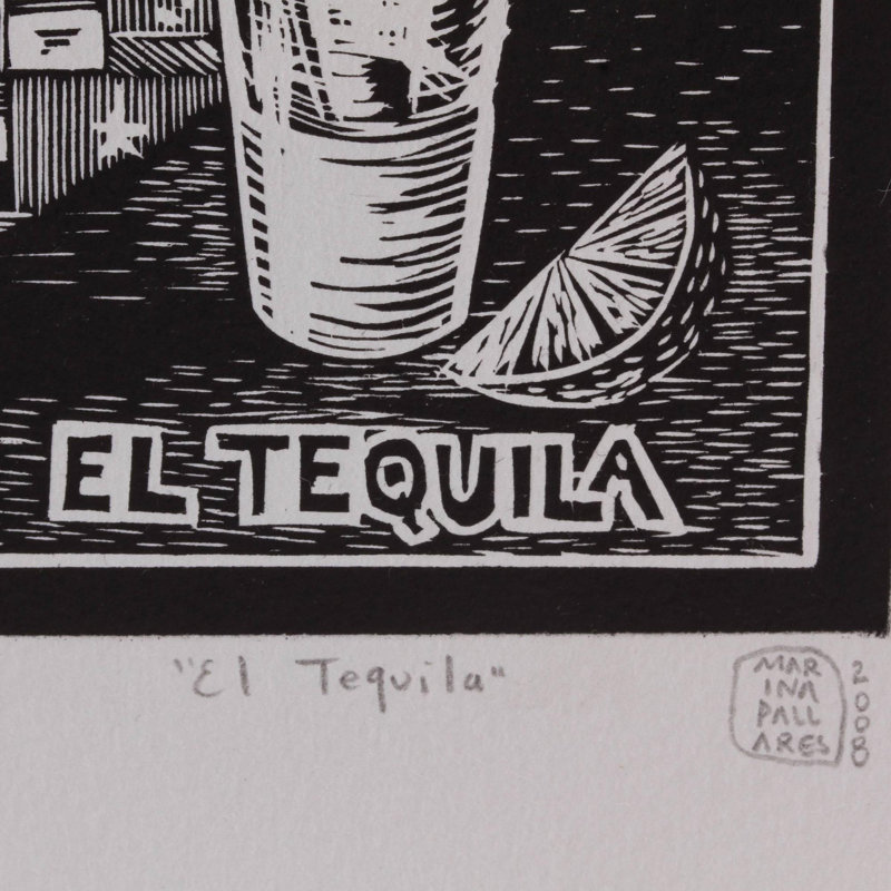 "shot of tequila tequila lotto-" , impression sur papier