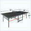 Ensemble de table de ping-pong pliable et portable de 8 pieds de taille moyenne pour jeux de société avec filet, 2 raquettes de tennis de table et 3 balles-124823350-124823347