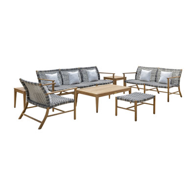 Catherine Outdoor 4 - Piece Teak Conversation Set
