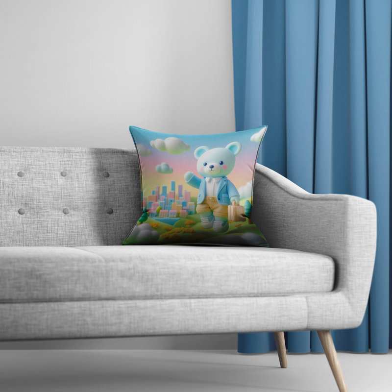 Abstract Throw Pillow