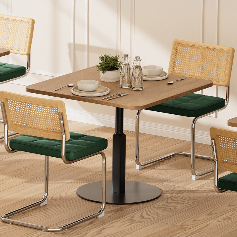 Chaises de salle à manger de style Mid-Century en bois massif et similicuir, idéales pour les chaises de salle de banquet en cuir naturel
