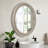 Round Wall Mirror With Beaded Trim