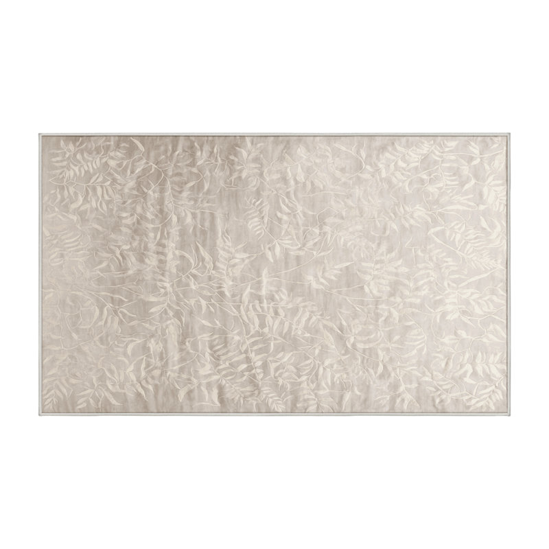 Tapis beige lavable à la machine, Tapis de couloir 2 pi x 4 pi