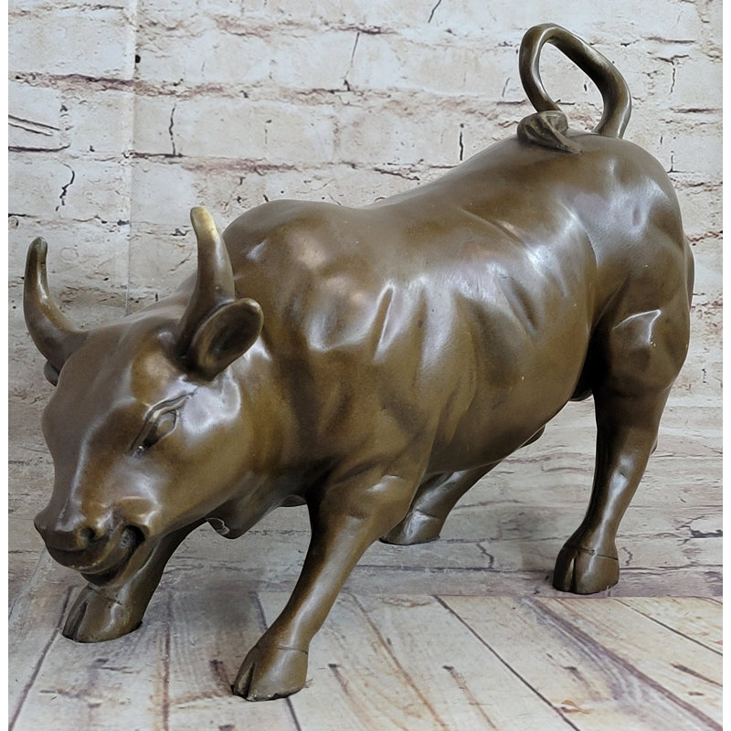 Figurine de statue Stock Bull
