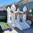 9FT Premium Oxford White Bounce House with Slide and Ball Pit