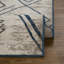 Tapis géométrique ivoire 5 x 7 Luxe Weavers Collection 562-1967007104