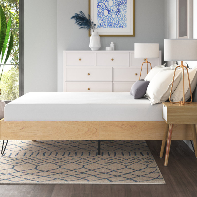 Matelas en mousse viscoélastique moyenne Larsa, Lit simple, 8"