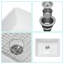 Small Farmhouse Sink -24 Inch Kitchen Sink White Apron-Front Ceramic Single Bowl Small Reversible Farm Sink Laundry Room Sink