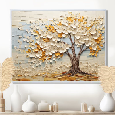 Minimalisme américain Basswood Tree IV - arbre, décoration murale