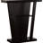 Transitional Console Table In Warm Cappuccino For Home Decor With Stylish Design