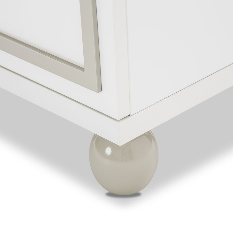 Sky Tower 2 - Drawer Nightstand, Cloud White