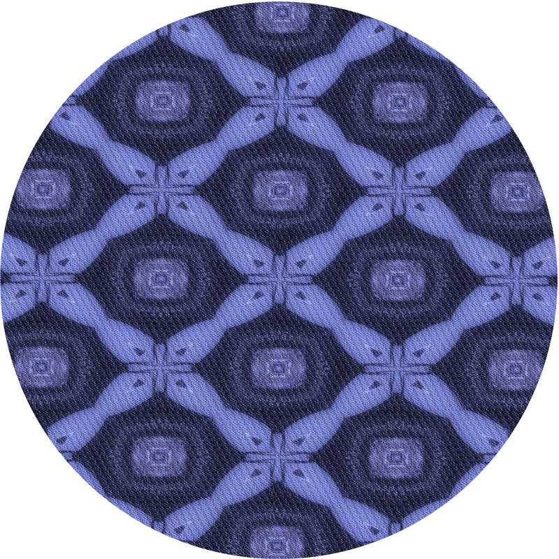 Geometric Indoor Rug, Rectangle 2' x 4'