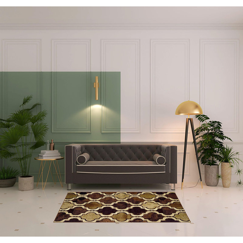 Jergis Geometric Indoor Rug, Rectangle 4' x 6'