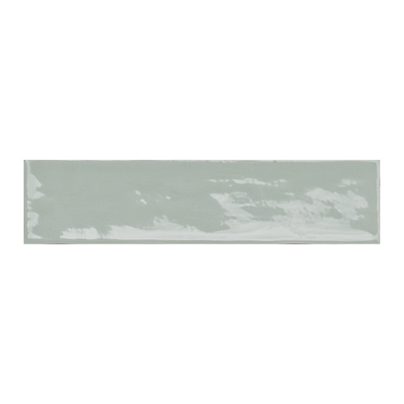 Avereti Eucalyptus 2 in. x 8 in. Green Glossy Ceramic Wall Tile, Eucalyptus