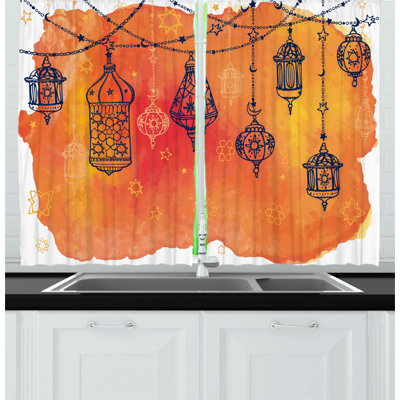Pointed Kitchen Curtain