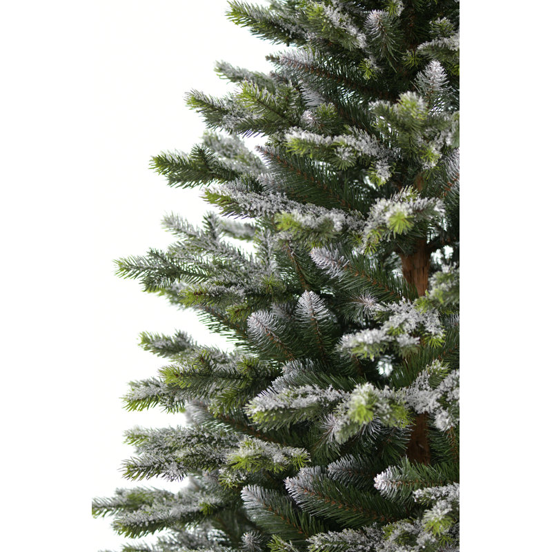 LUGANO Frosted Snow PE/PVC wood stand, 7.22 ft