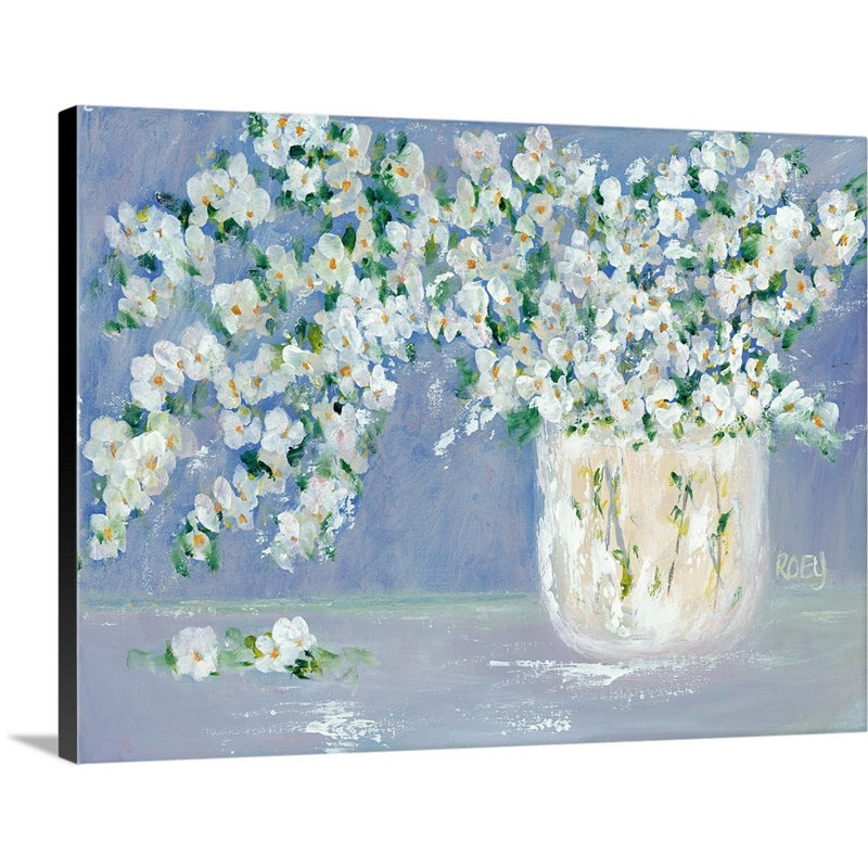 Reproduction d’art sur toile, "Beauty overflows II" par Robby Ebert, H 18 po x l 24 po x 1,25 po, Toile tendue