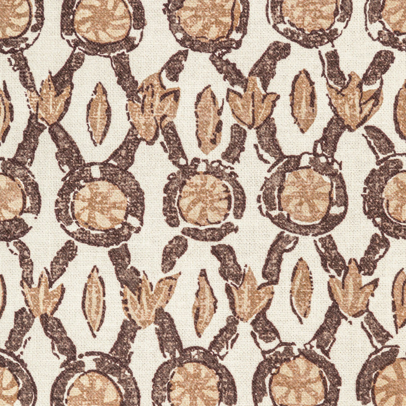 Manoir Galon 100% Cotton Performance Fabric, Mocha