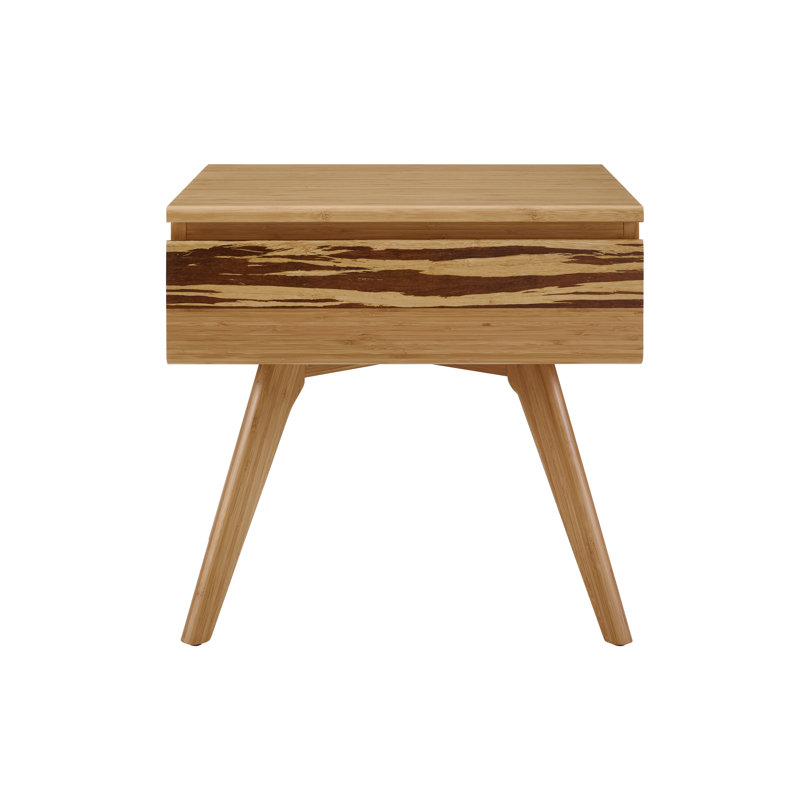 Briarcliff 22'' W Bamboo Nightstand, Beige