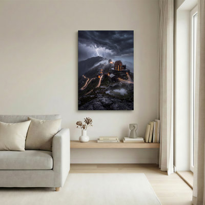 Art mural sur toile Stormy Mountain