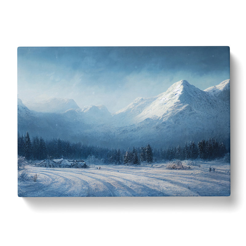 View Of Winter Mountains Vol.3 - Wrapped Canvas, 35cm H x 50cm W x 3cm D