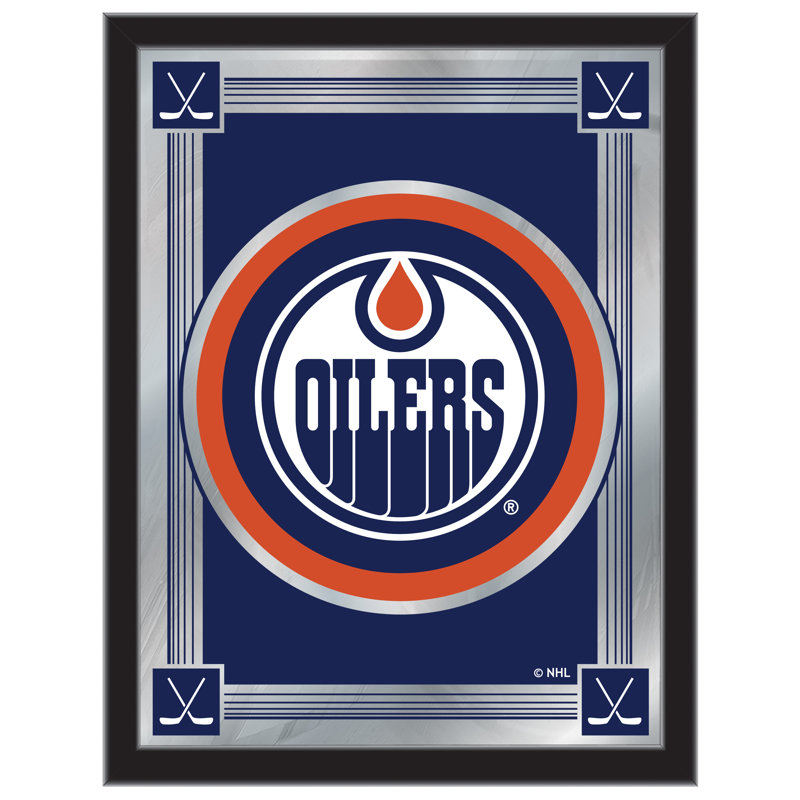 « logo mirror », impression encadrée NHL, Edmonton Oilers