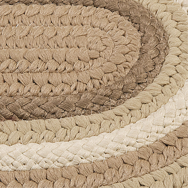 Mckaufman Striped Indoor / Outdoor Rug, Round 8'