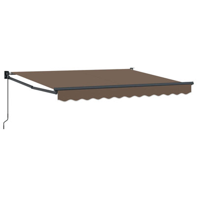 VidaXL Polyester Cover Retractable Patio Awning