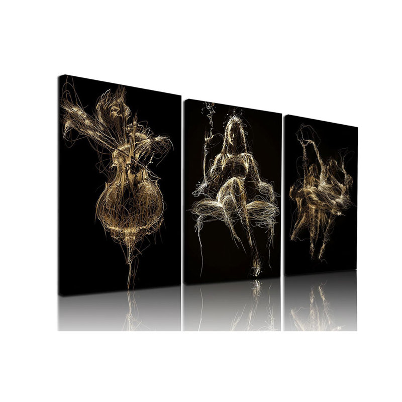 3 Piece Wrapped Canvas Set