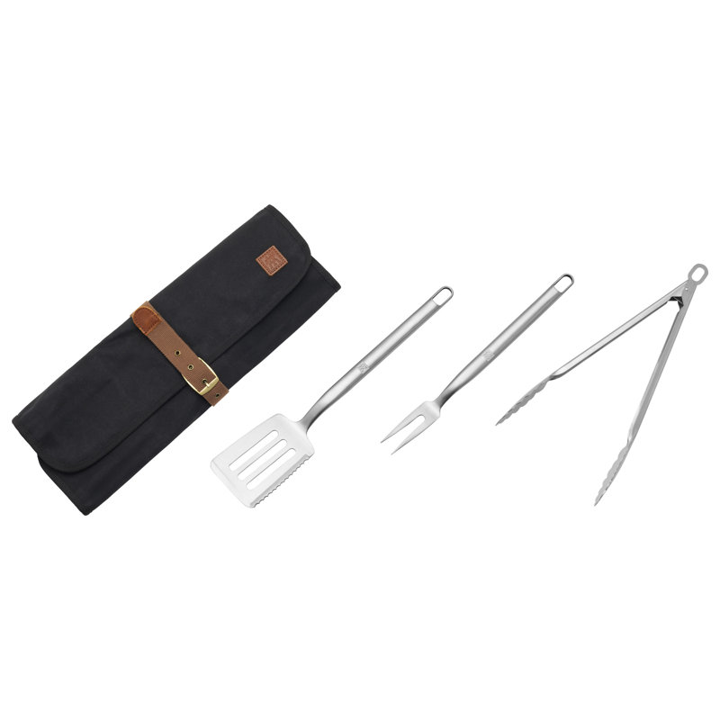 ZWILLING BBQ+ 4-Piece Stainless Steel Grill Tool Set