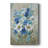 Blue Garden II -Custom Wrapped Gallery Cavas