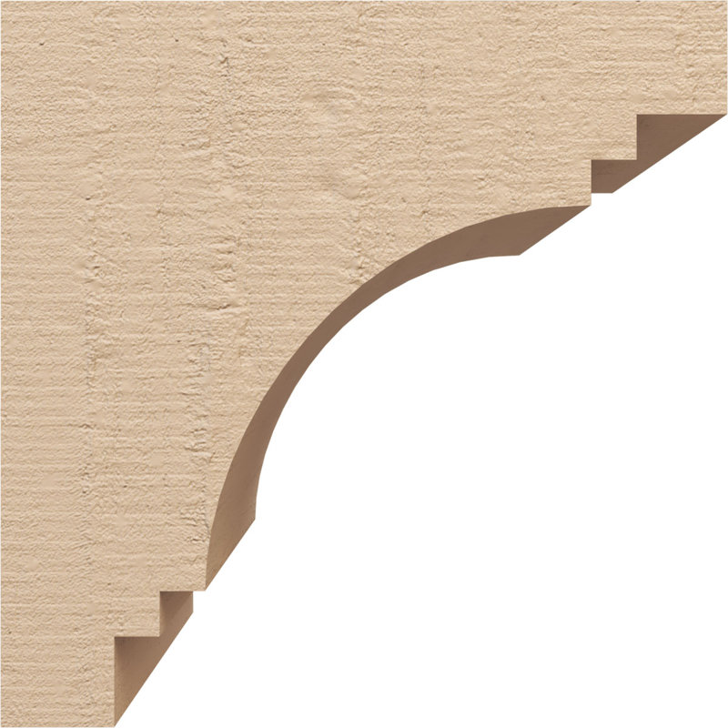 Bois de cèdre brut Pescadero, Corbeau Thane, brun clair apprêté, H 10 po x l 10 po x P 10 po
