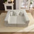 Modern Oversized Corduroy Upholstered Sectional Sofa with Modular Design and High-Density Foam for Ultimate Comfort-1894700198