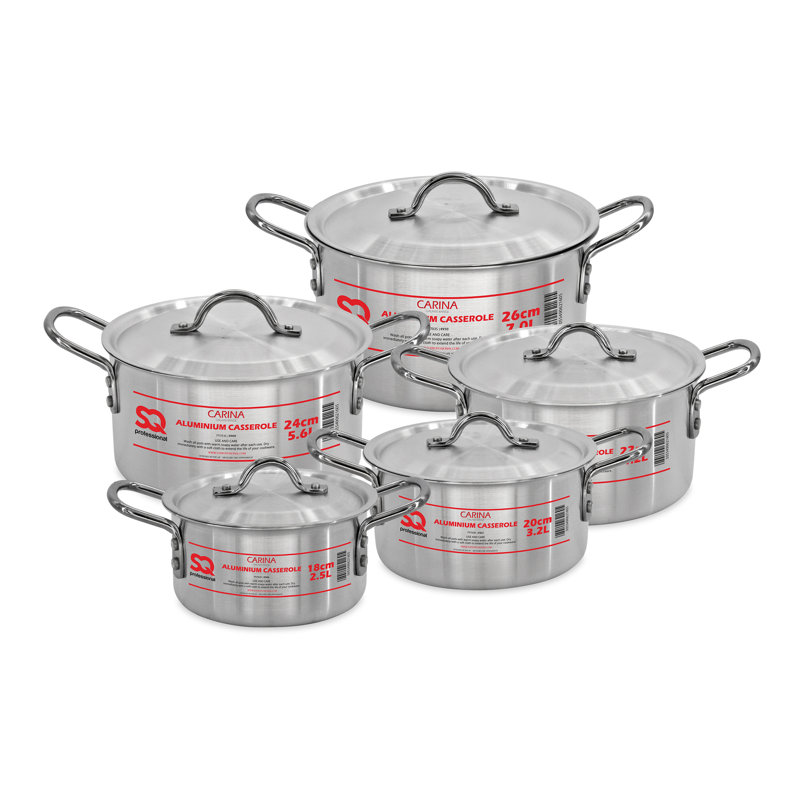 Galaxis 10 - Piece Aluminum Cookware Set