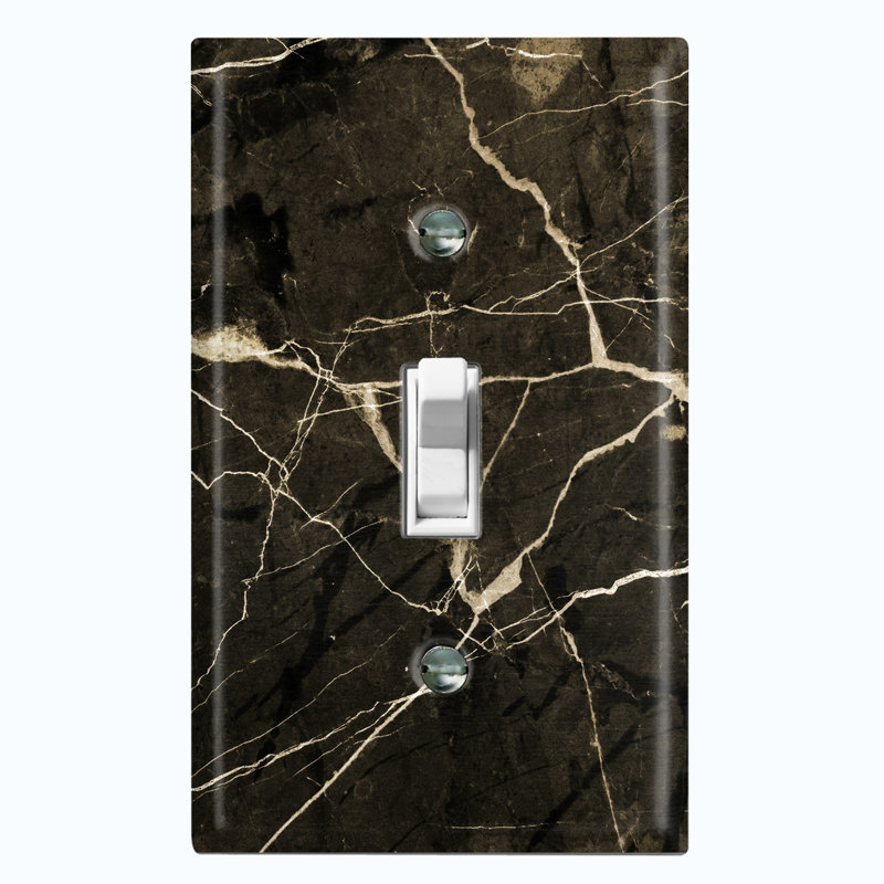 Patterned 1 - Gang Toggle Light Switch Standard Wall Plate