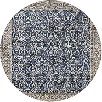Tapis bleu / beige Thorbiorn